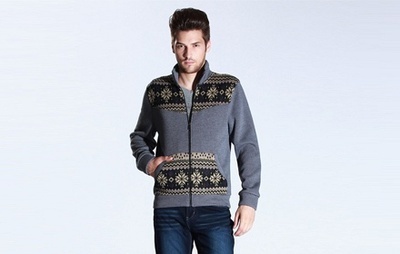 圣捷羅休閑衛衣男外套 聚美優品限時正品折扣，打造秋季型男風尚