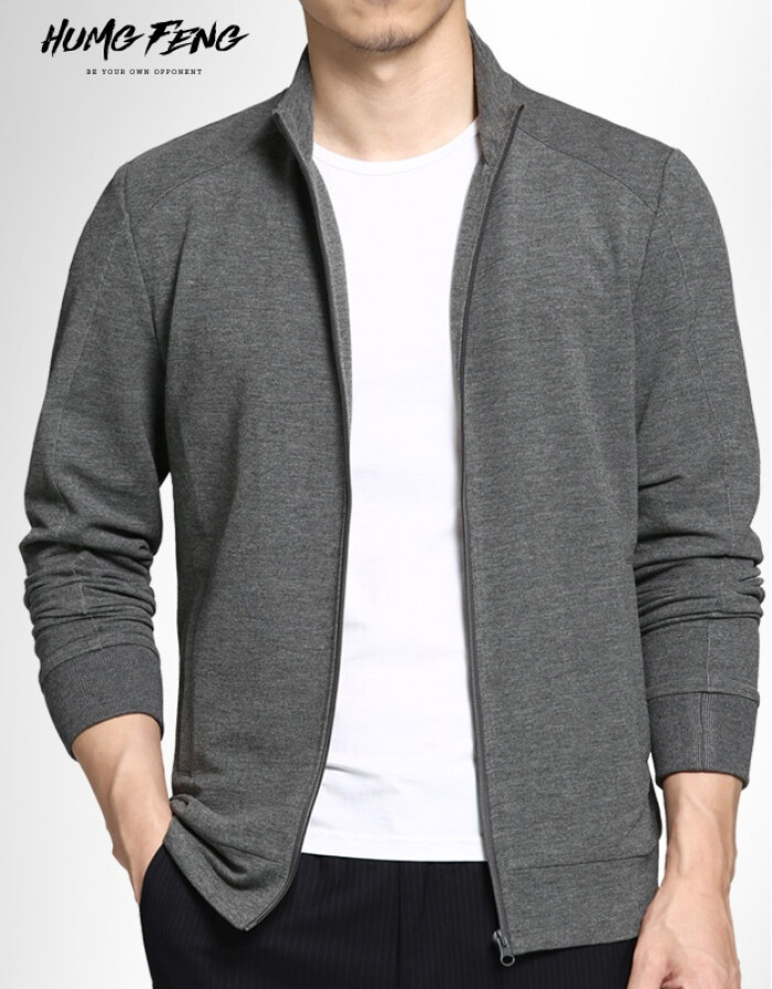 悍風男裝2016秋季新品 立領休閑開衫，打造韓系型格